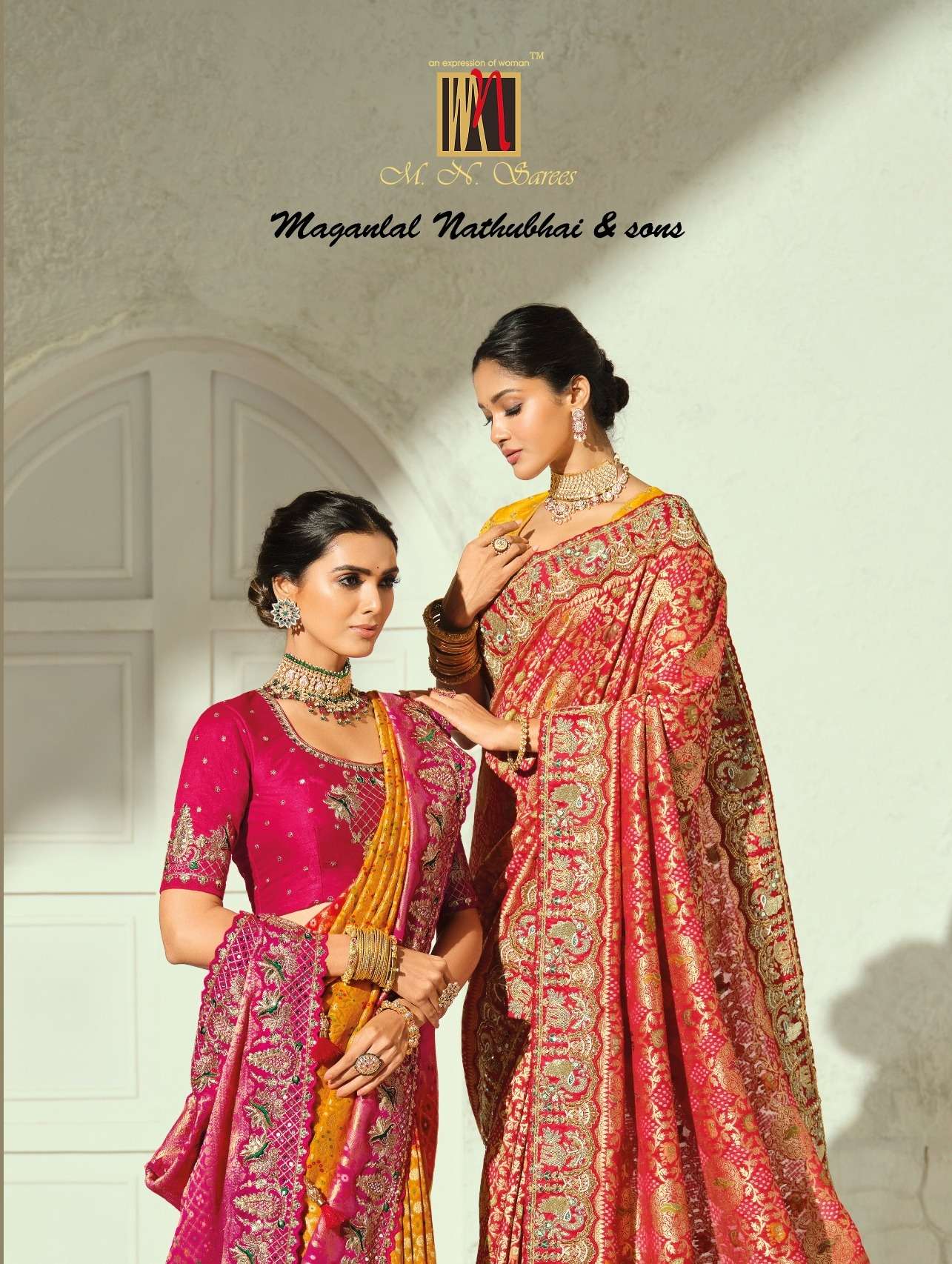 MN Saree - Bandheh 8700 Series (8701 To 8709)