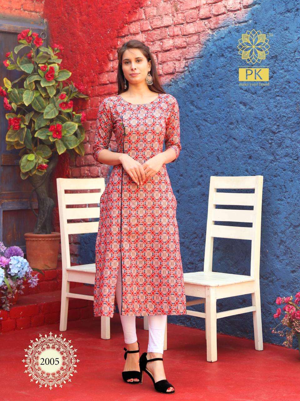 Kalaroop By Kajree Launched Zoya Heavy Fancy Rayon A Line Kurtis Catalog Cheapest  Prices - Geetanjali Fashions