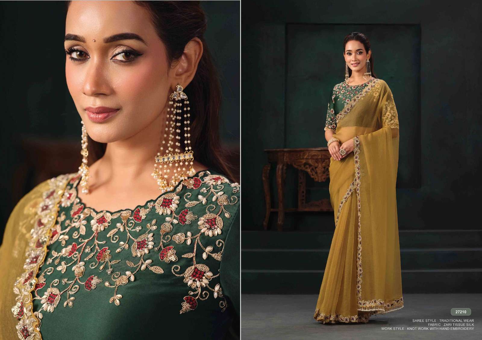 Mahotsav - Mohmanthan 27200 Series Zahiraa (Ready to Wear Saree)