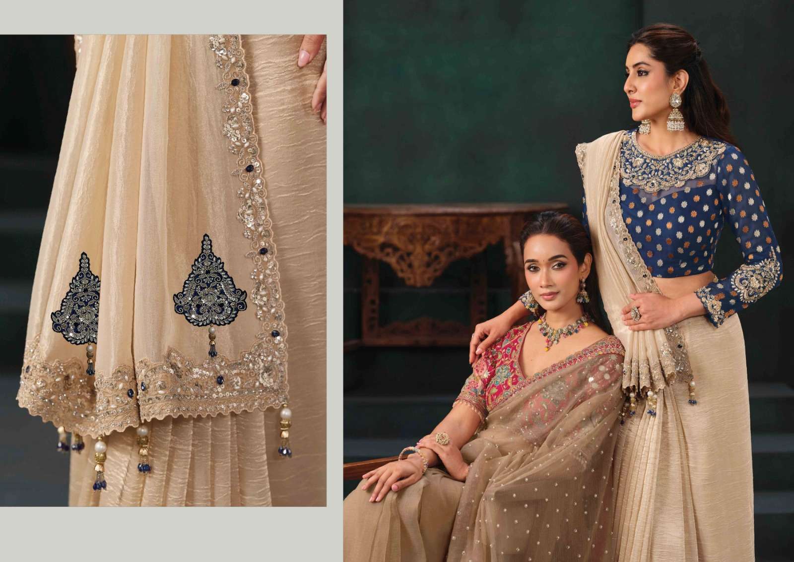Mahotsav - Mohmanthan 27200 Series Zahiraa (Ready to Wear Saree)