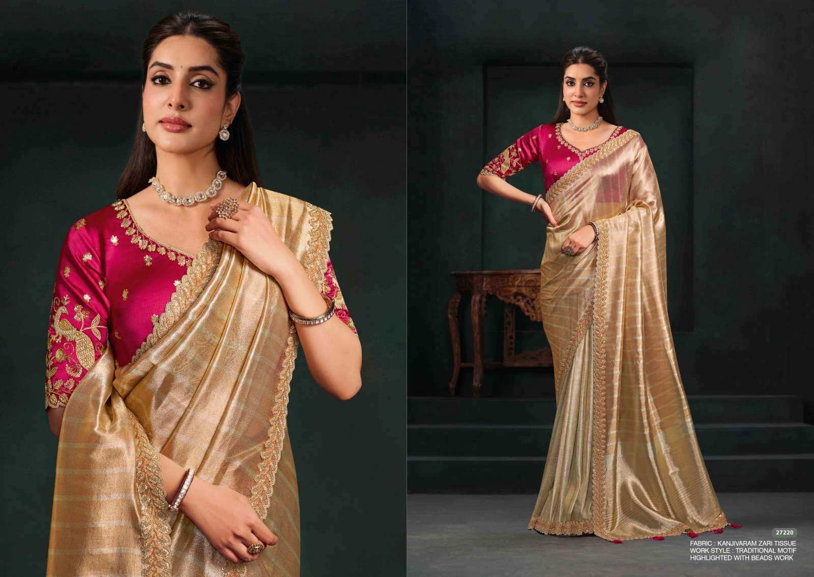 Mahotsav - Mohmanthan 27200 Series Zahiraa (Ready to Wear Saree)