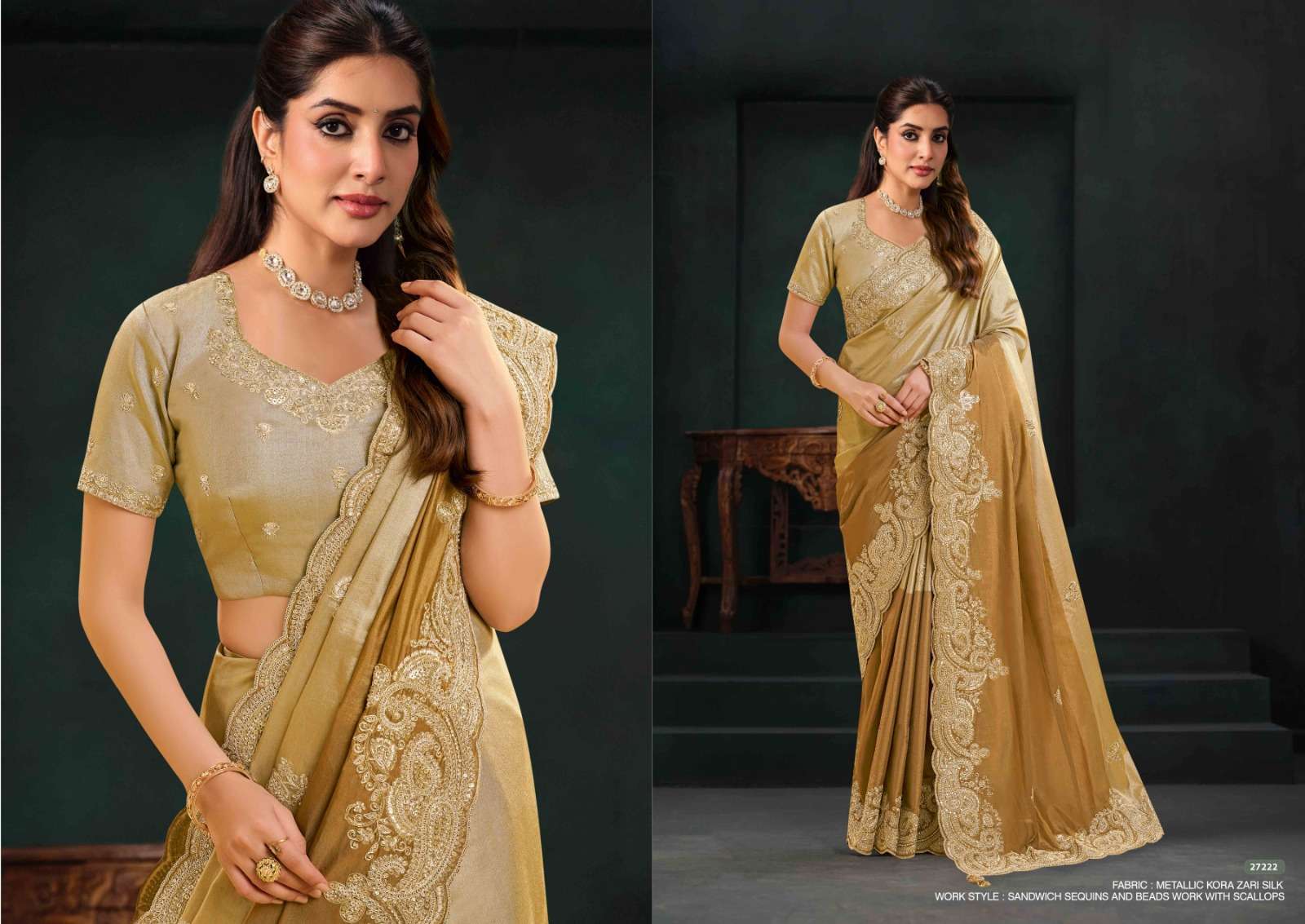 Mahotsav - Mohmanthan 27200 Series Zahiraa (Ready to Wear Saree)