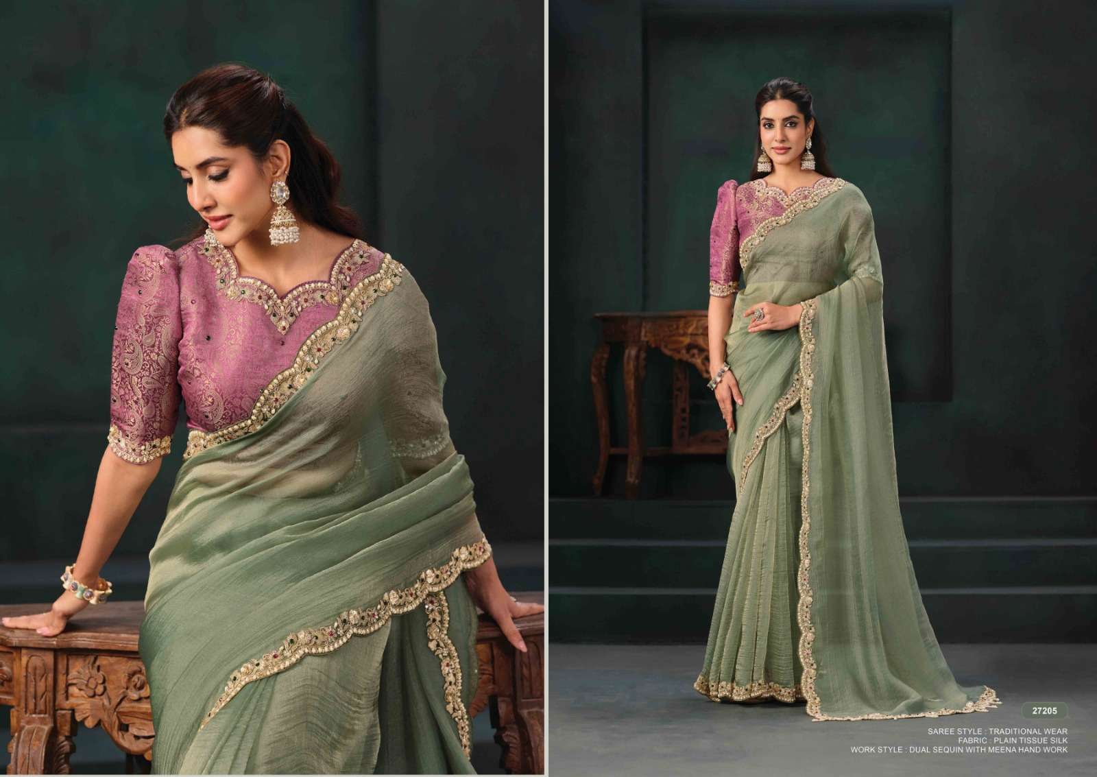 Mahotsav - Mohmanthan 27200 Series Zahiraa (Ready to Wear Saree)