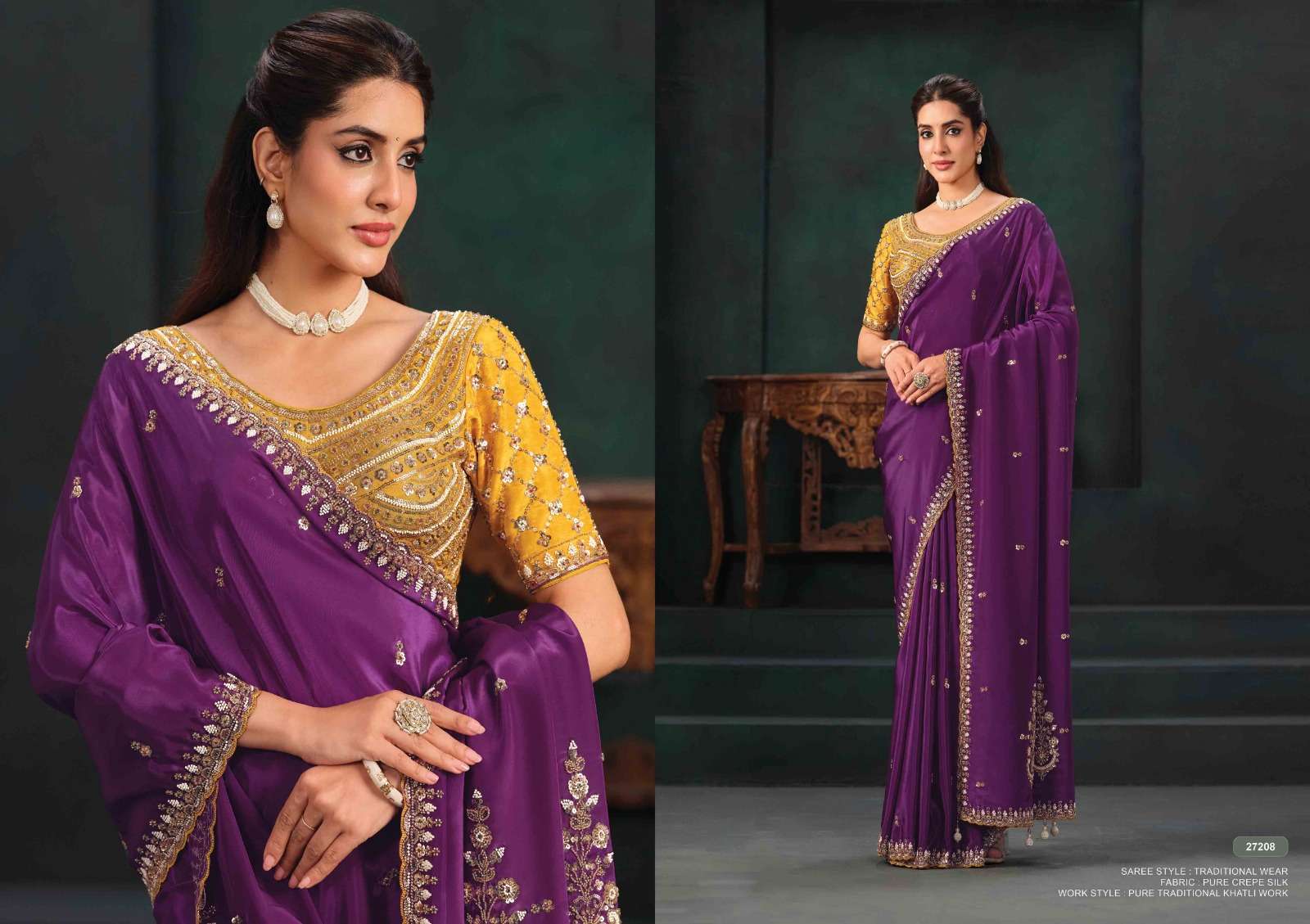 Mahotsav - Mohmanthan 27200 Series Zahiraa (Ready to Wear Saree)